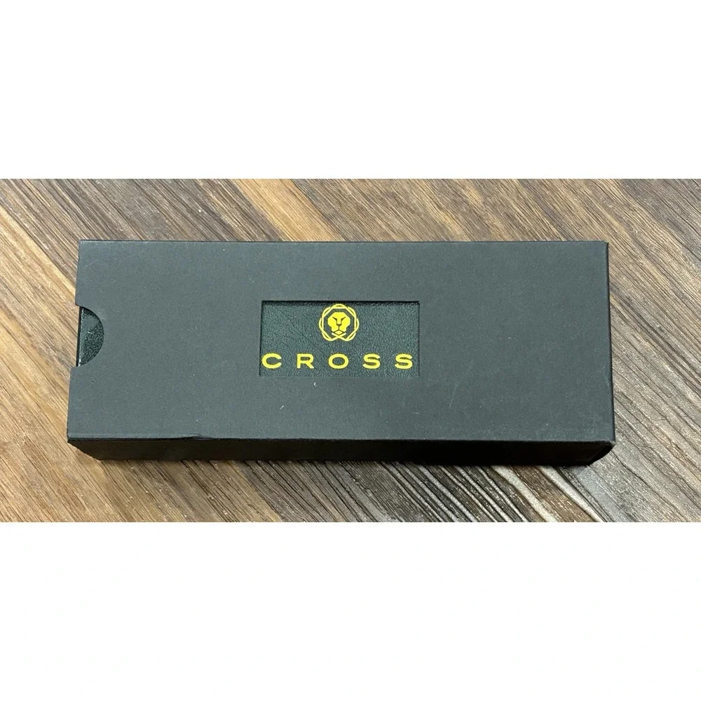 Cross Aventura Ballpoint Pen Onyx Black With Chrome Trim With Gift Box New